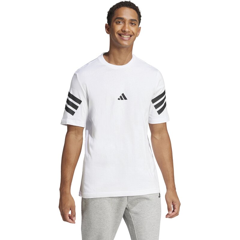 Футболка Future Icons с тремя полосками Adidas, белый — фото 2