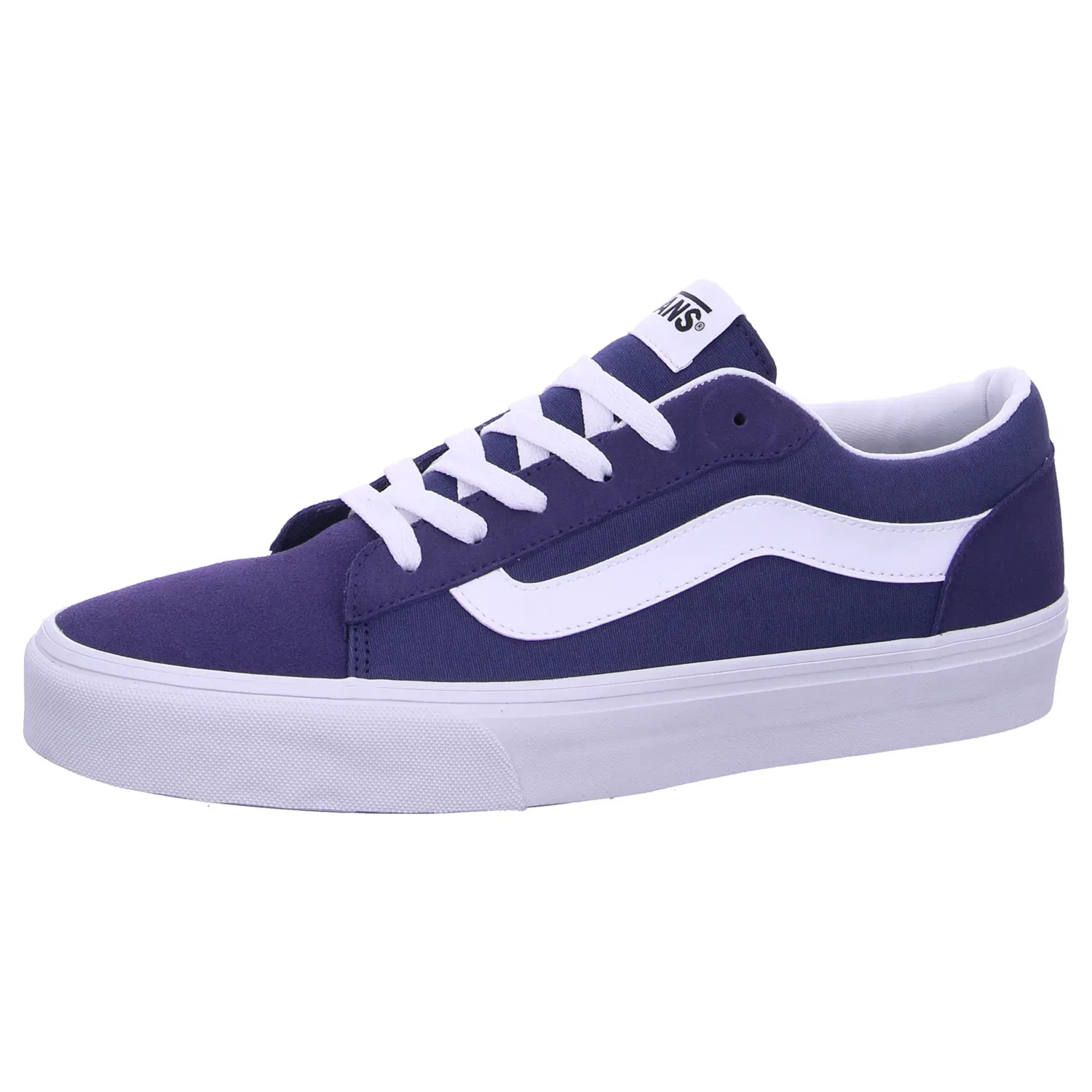 Сникерсы низкие кожаные Vans, синий