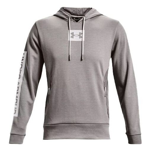 

Куртка summit knit hoodie 'grey' Under Armour, серый