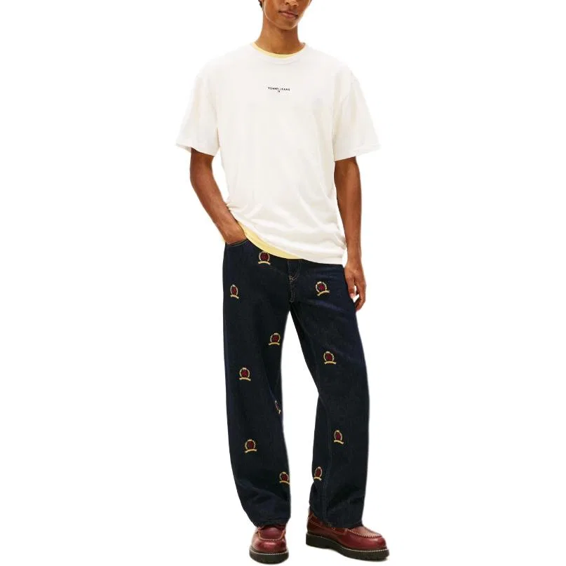 Футболка мужская Tommy Hilfiger Ecru — фото 3