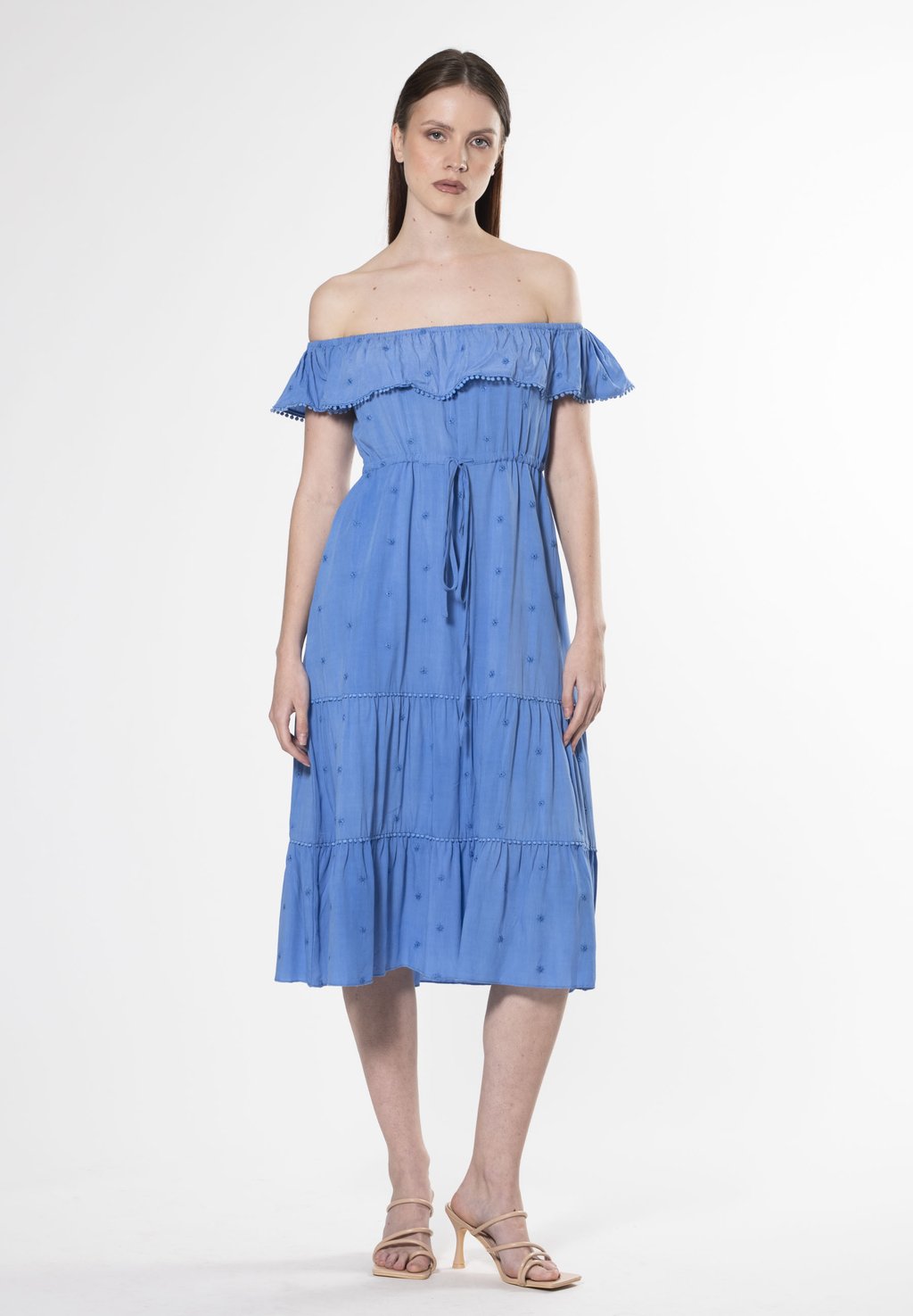 

Повседневное платье OFF-SHOULDER INFLUENCER, бирюзовый
