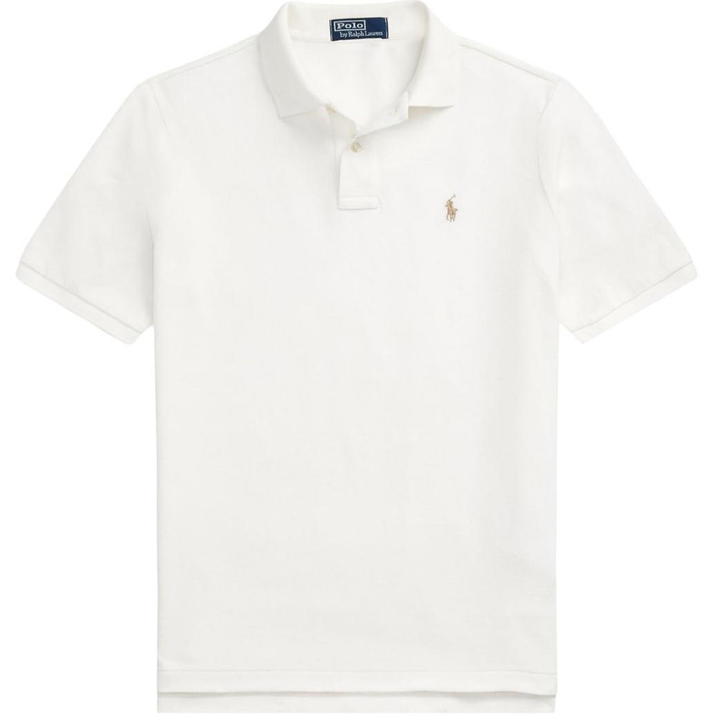 Хлопковая поло Polo Ralph Lauren, белый — фото 3
