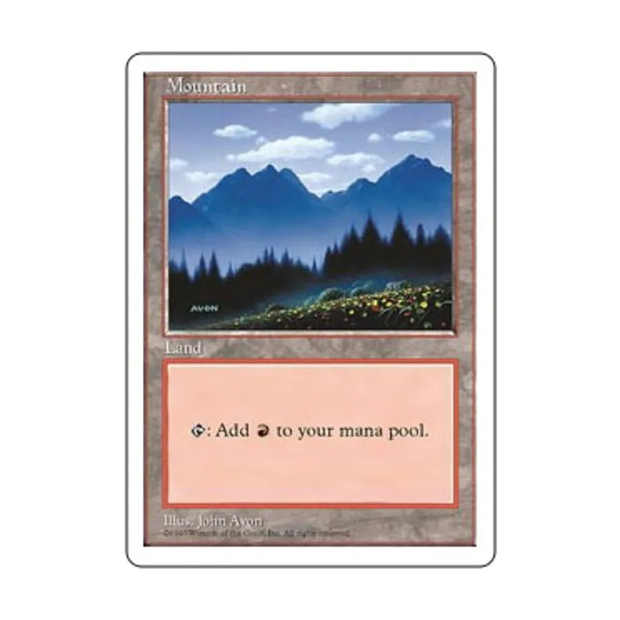 

CCG Гора - Вер. 4 (С), MTG - 5th Edition