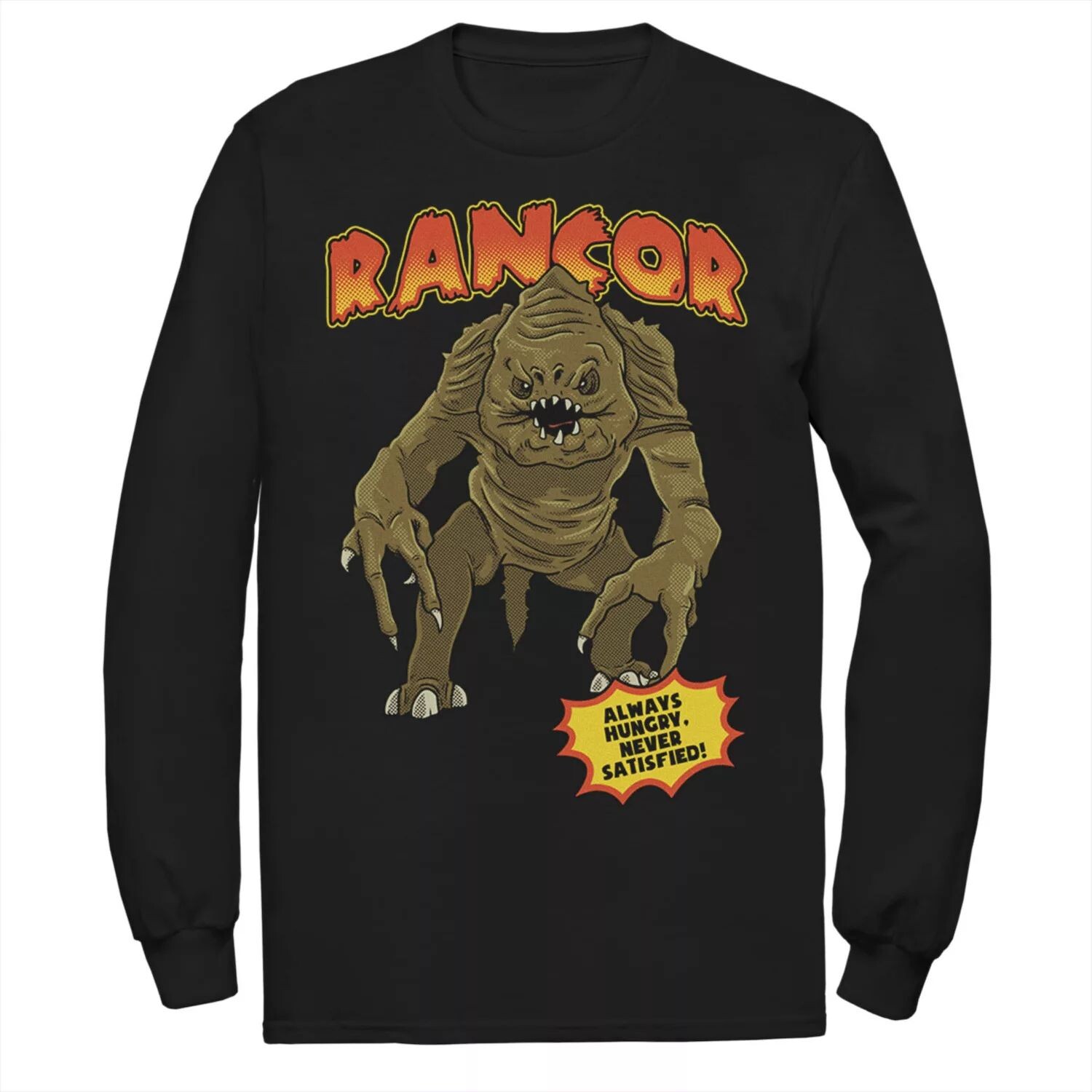 

Мужская футболка Star Wars Rancor Always Hungry Never Satisfied