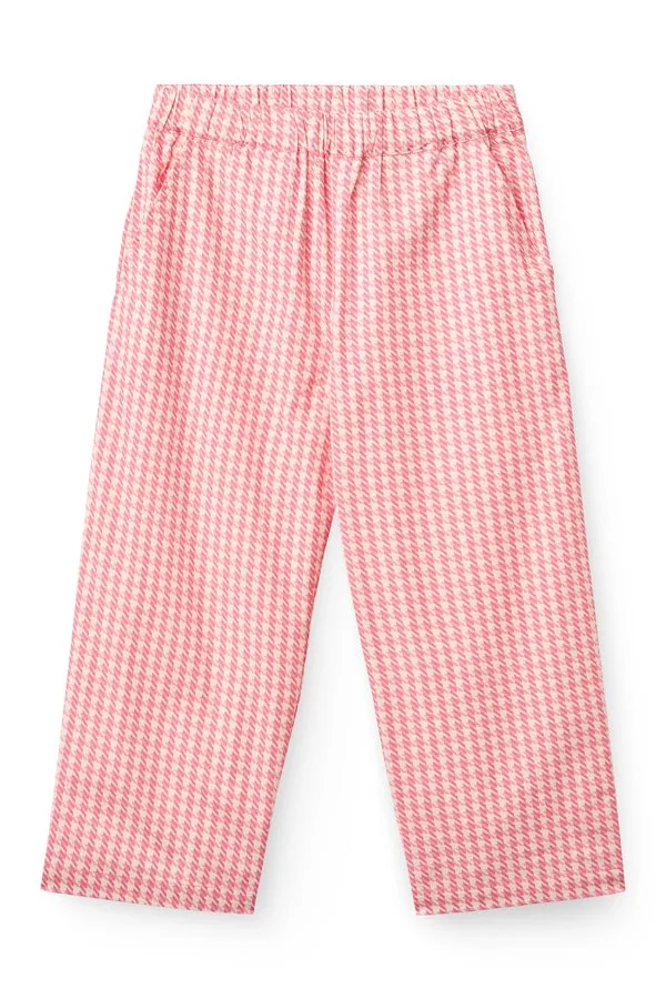 Пижамные штаны Copenhagen Colors, Pink Houndstooth Mini
