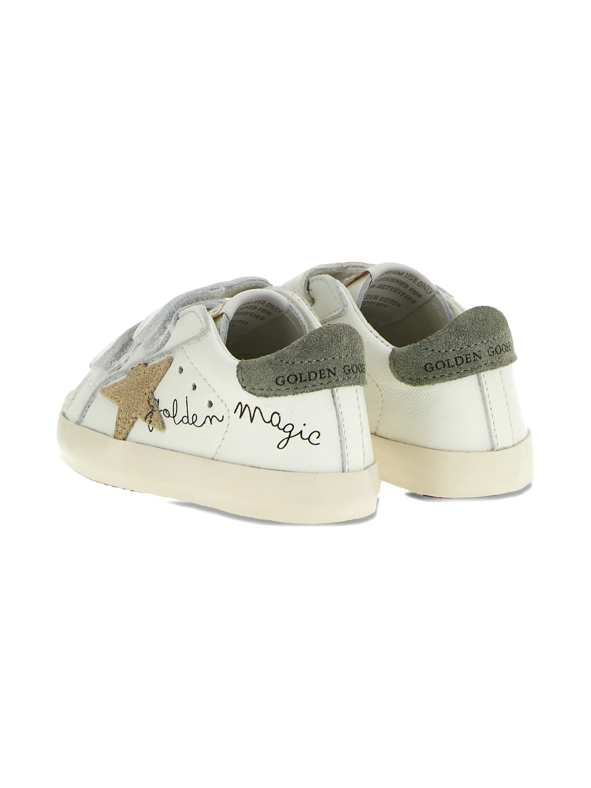 Кроссовки с аппликацией в виде звезды Golden Goose Kids, белый — фото 2