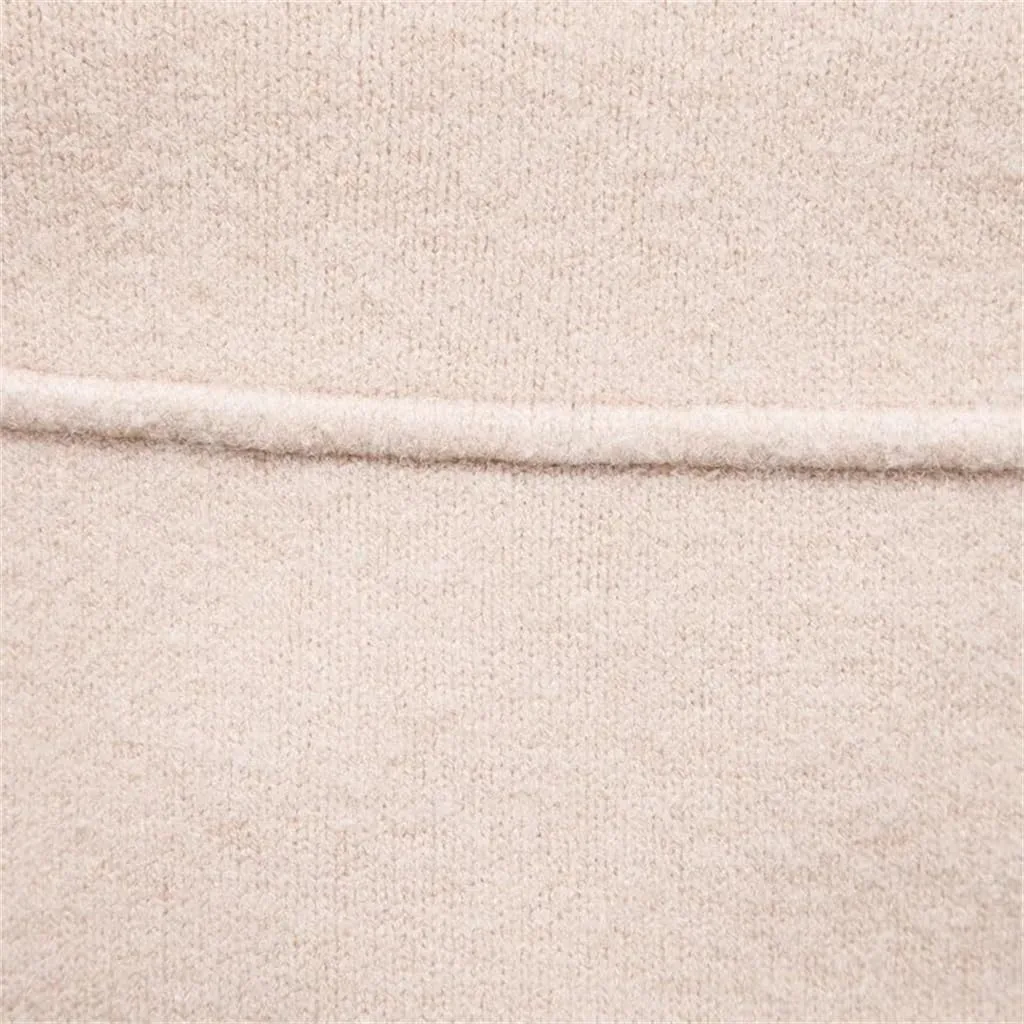 Мужской зимний свитер с высоким воротником утепленный slim pullover knit — фото 3