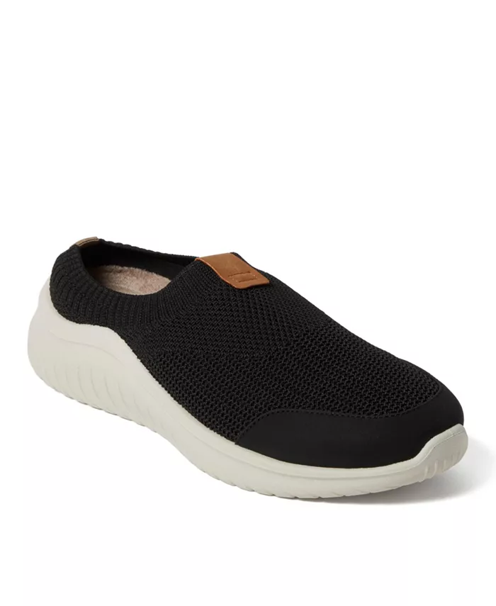 Женские спортивные трикотажные сабо Gracie Sport Knit Slip-On Dearfoams, черный