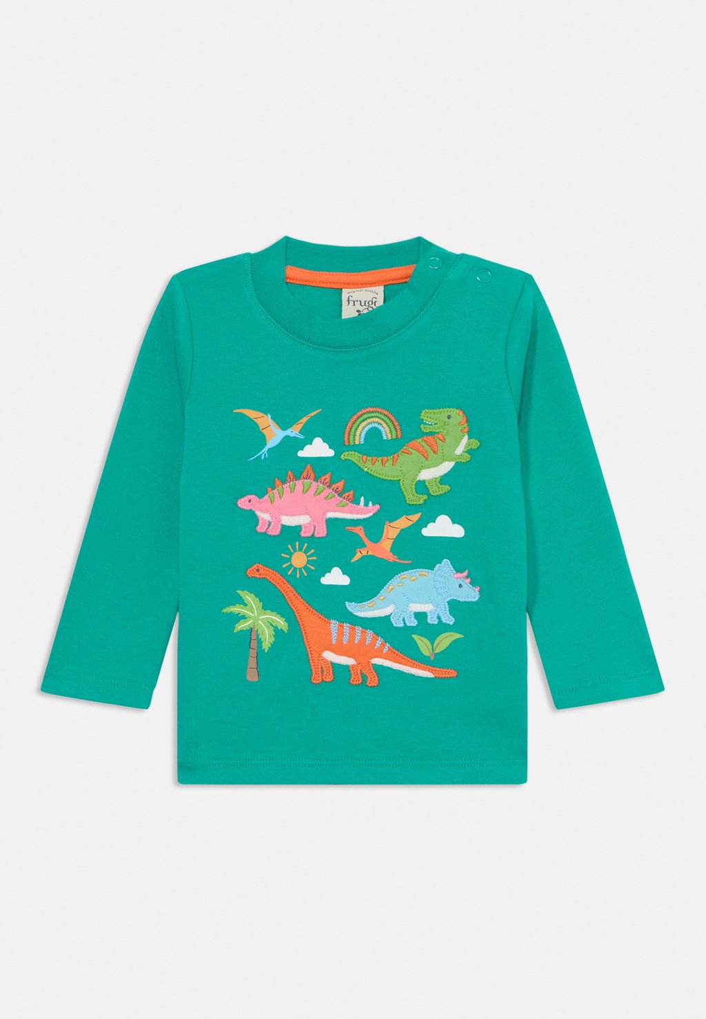 

Футболка с длинным рукавом ADVENTURE APPLIQUE Frugi, темно-зеленый