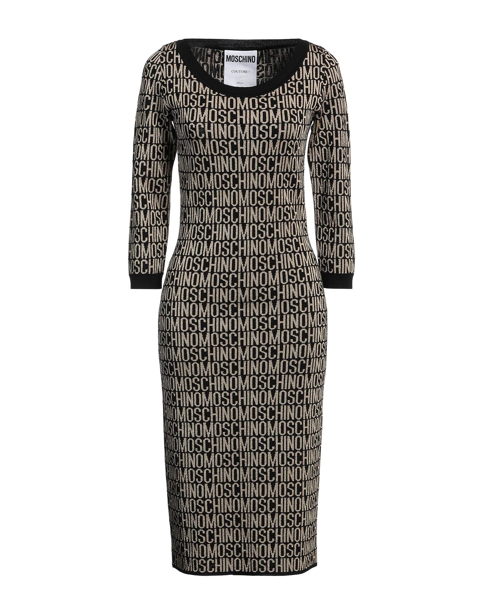 

Платье миди Moschino, черный