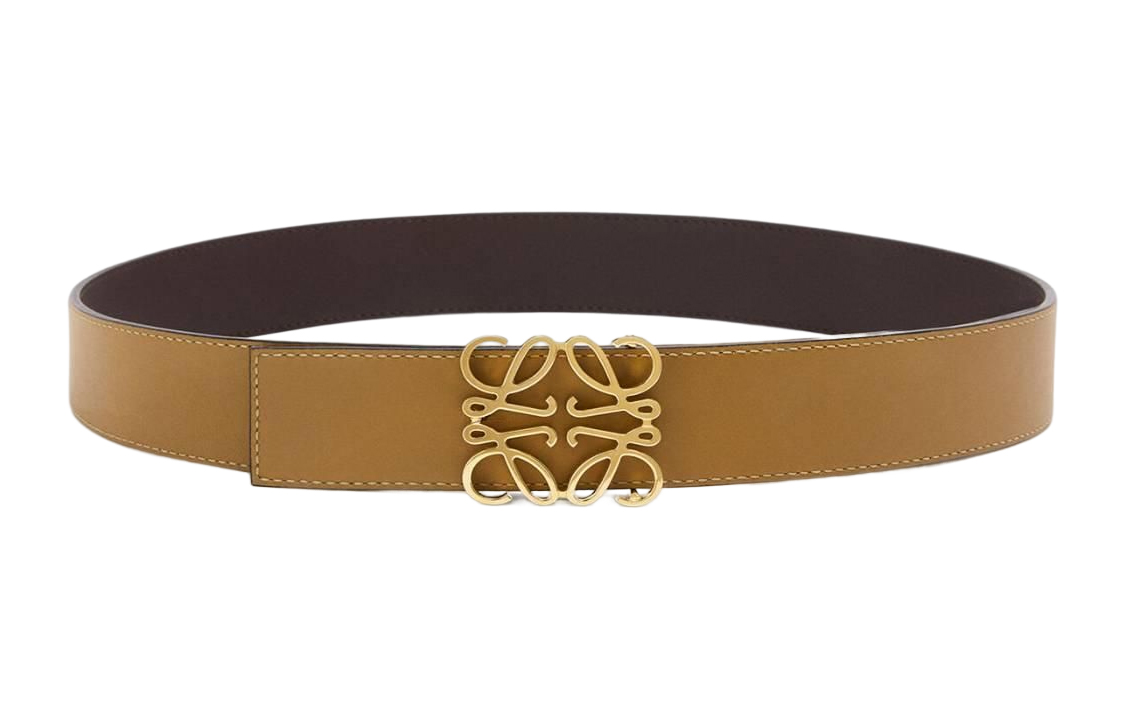 

Ремень с анаграммной пластиной LOEWE, Umber