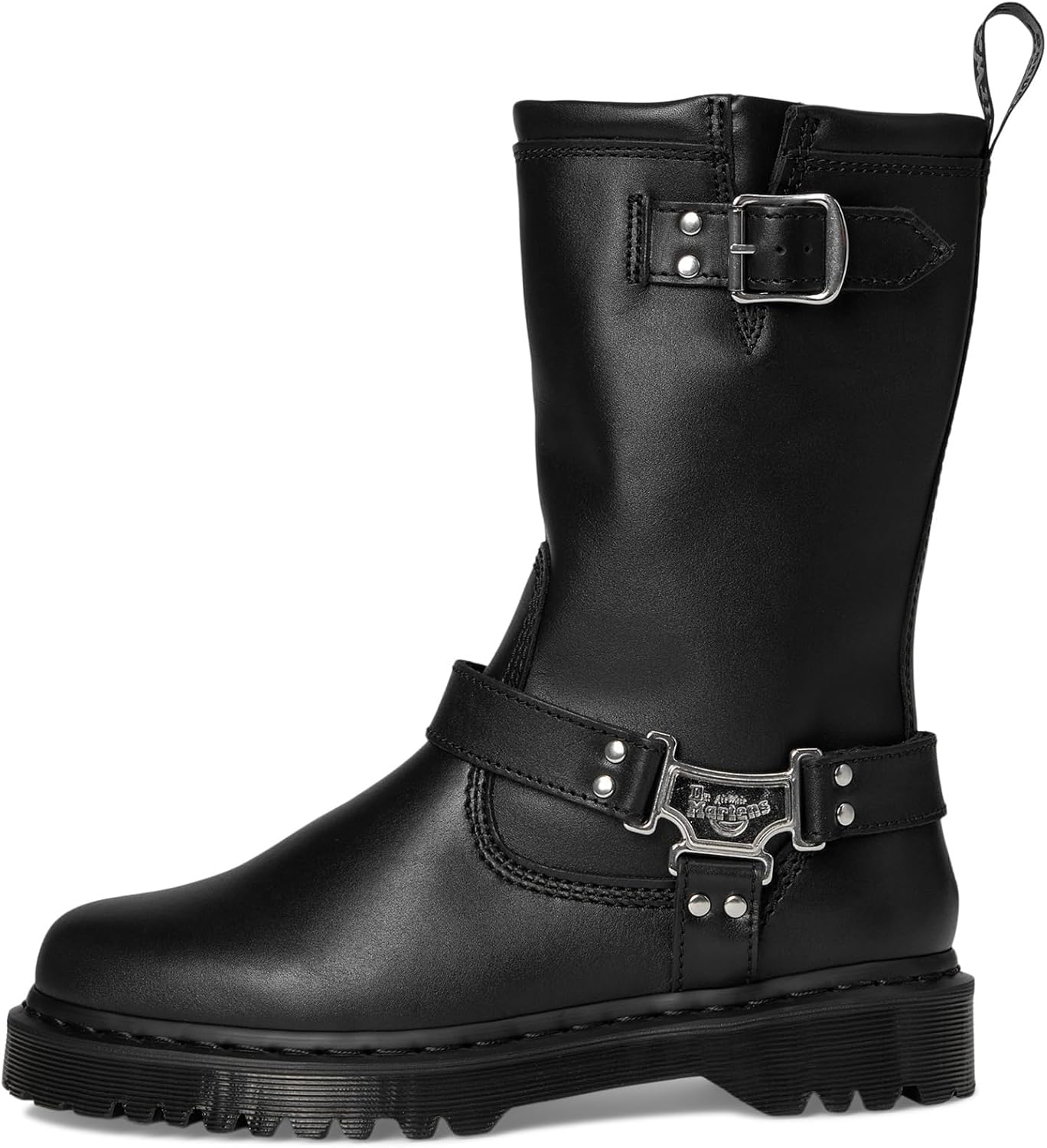 Ботинки Dr. Martens Unisex-Adult Anistone Hi Motorcycle, Black — фото 4
