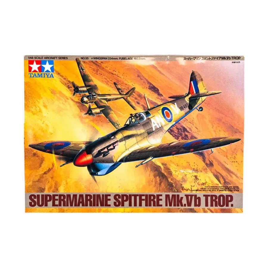 

Супермарин Спитфайр Мк. Вб Троп., Military Aircraft Models (1:48) (Tamiya)