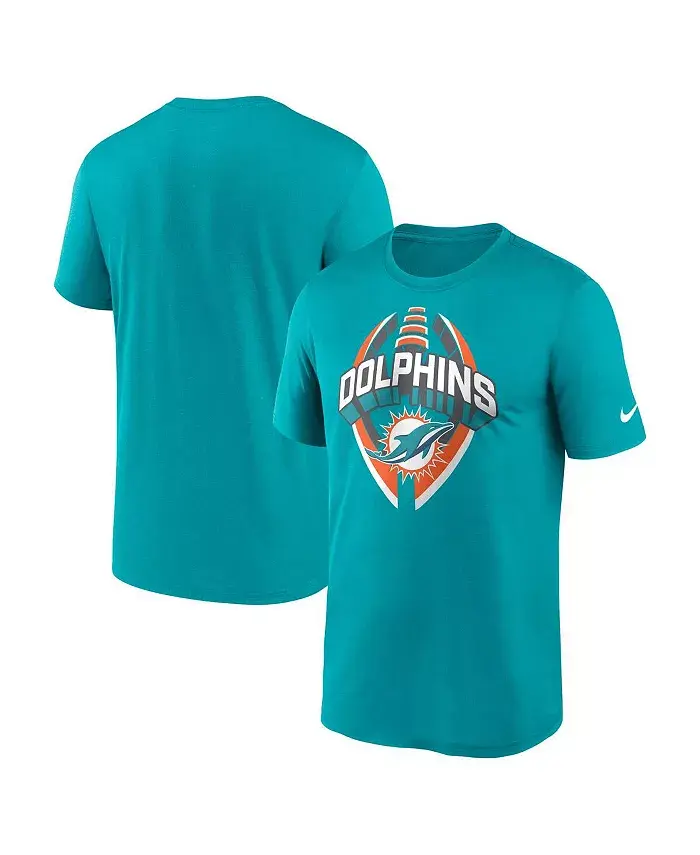 

Мужская футболка Aqua Miami Dolphins Big Tall Primetime Legend Icon Performance Nike
