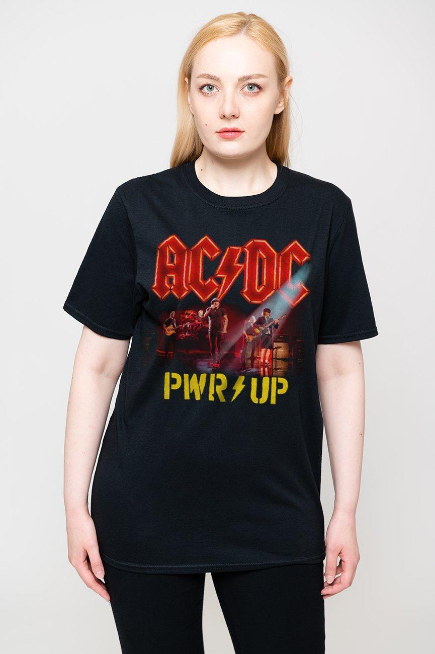 

Неоновая футболка PWR UP Power Up Live AC/DC, черный