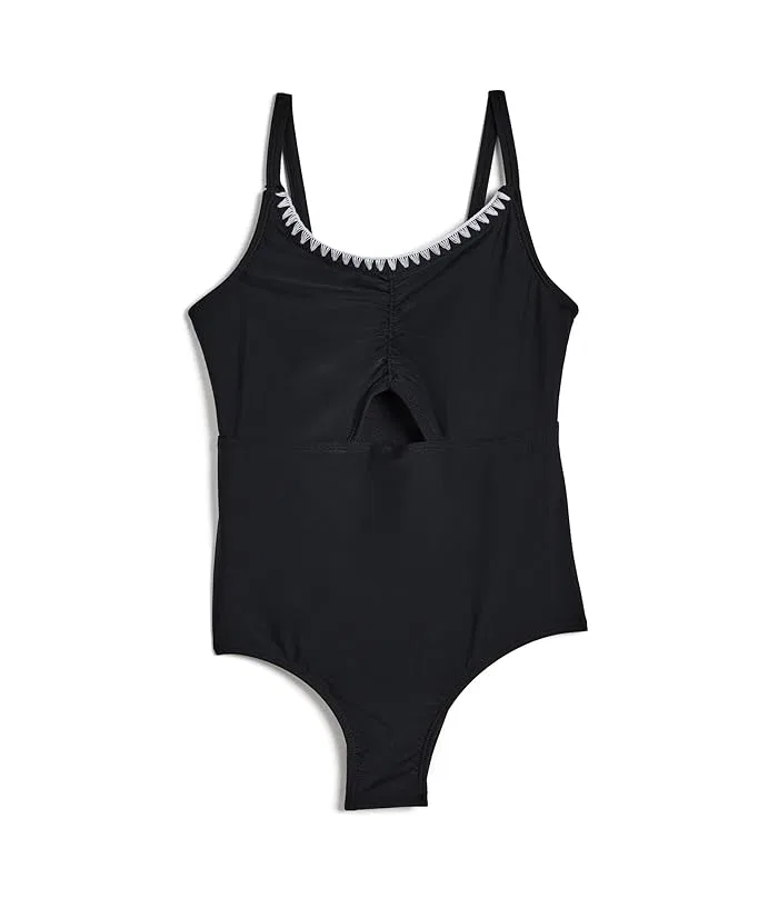 Купальник слитный Ruched Cutout abercrombie kids, Black Beauty