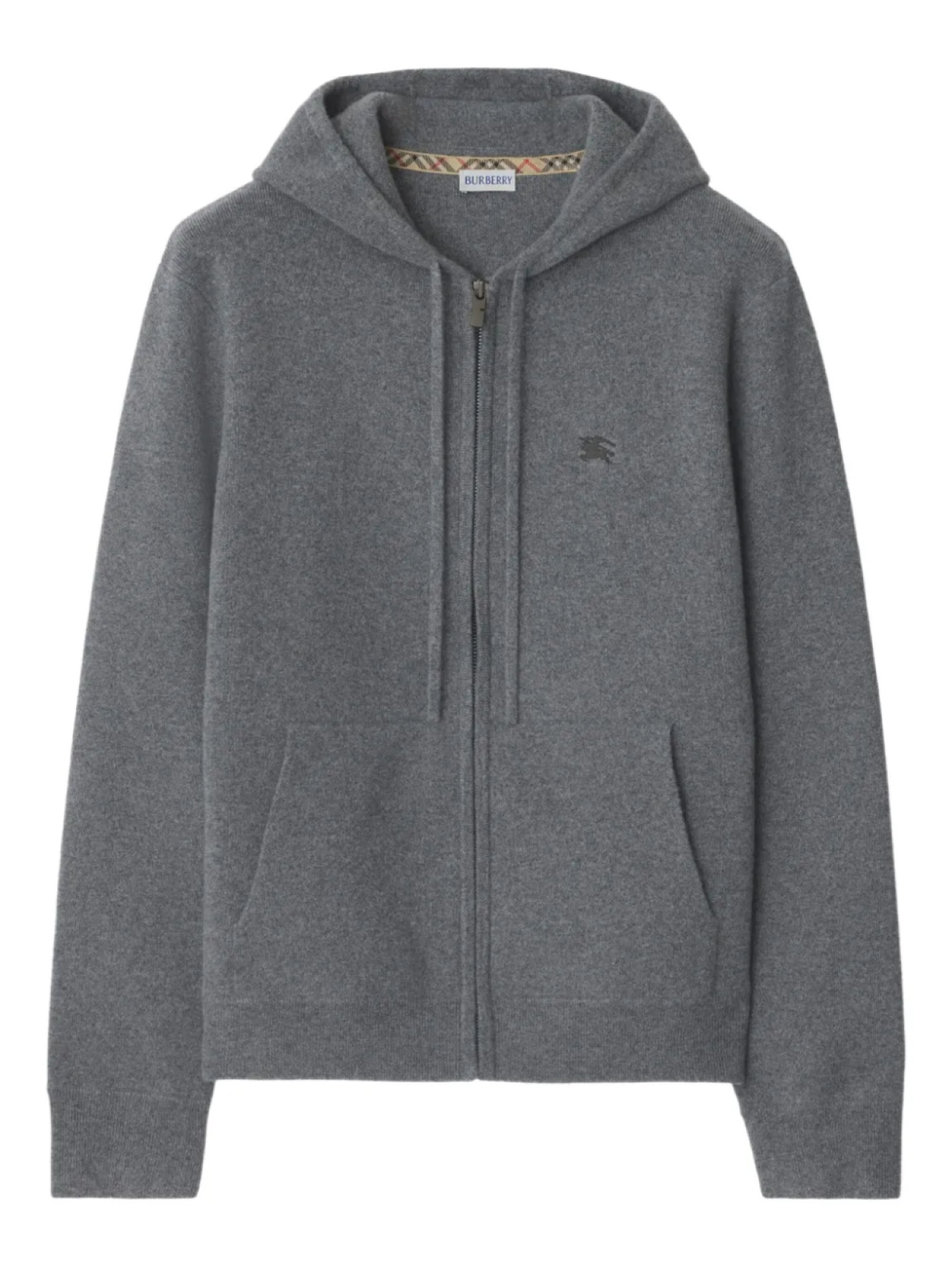 

Burberry кашемировое худи, серый