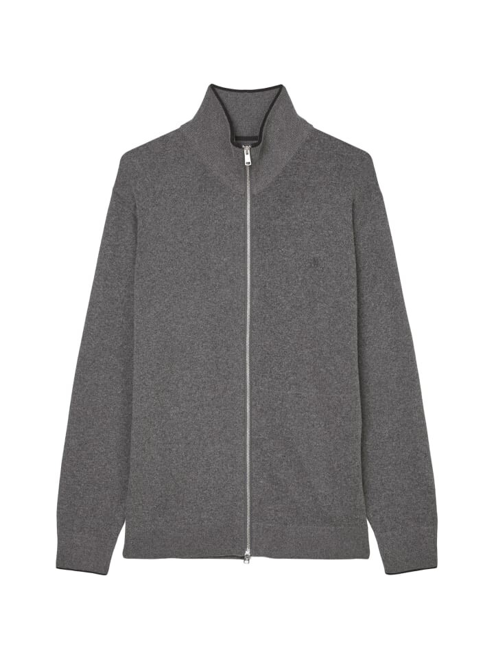 

Кардиган Marc O'Polo Zipper Strickjacke regular, цвет graphite grey melange