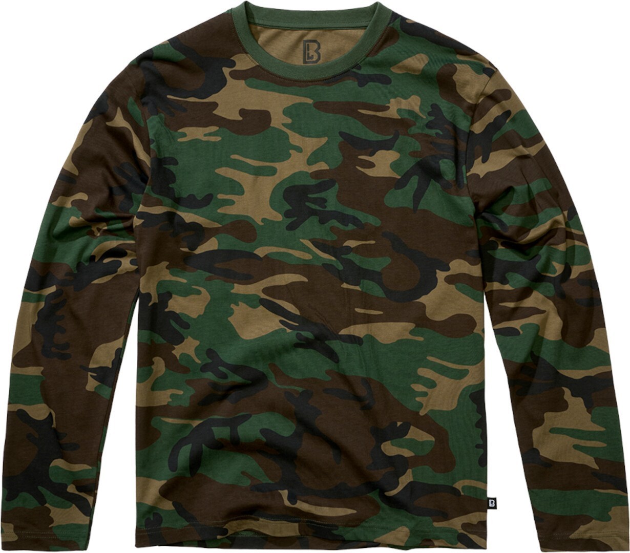 

Лонгслив Brandit Premium Longsleeve Shirt, цвет Woodland