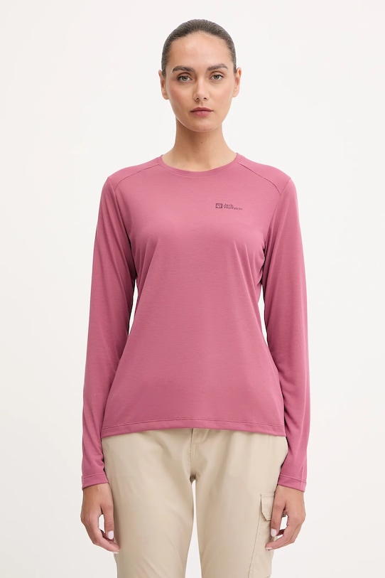 

Спортивная кофта с длинным рукавом Vonnan Jack Wolfskin, розовый