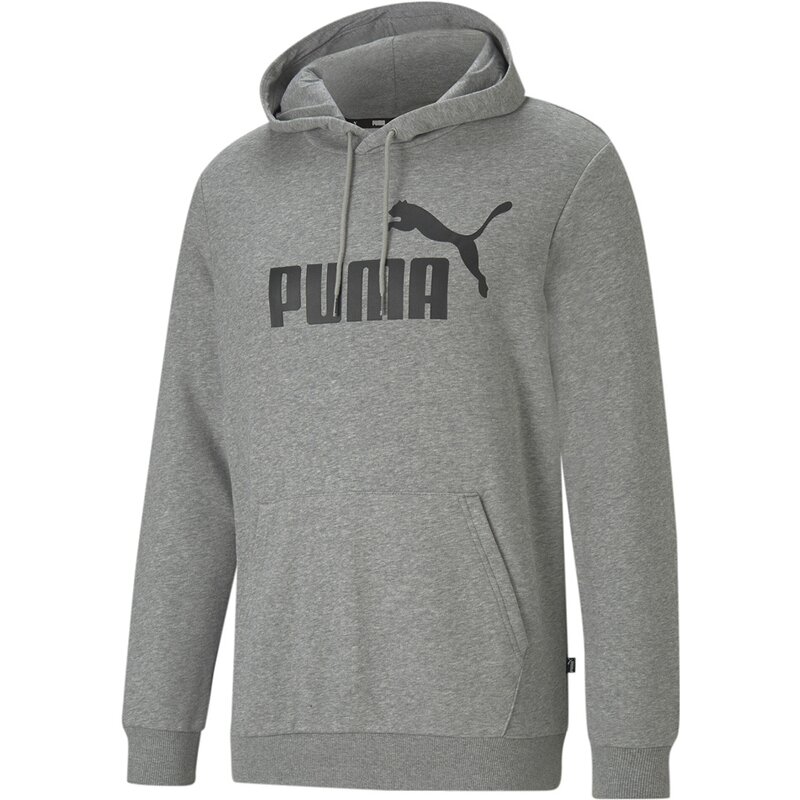 

Толстовка с капюшоном и большим логотипом Puma, серый