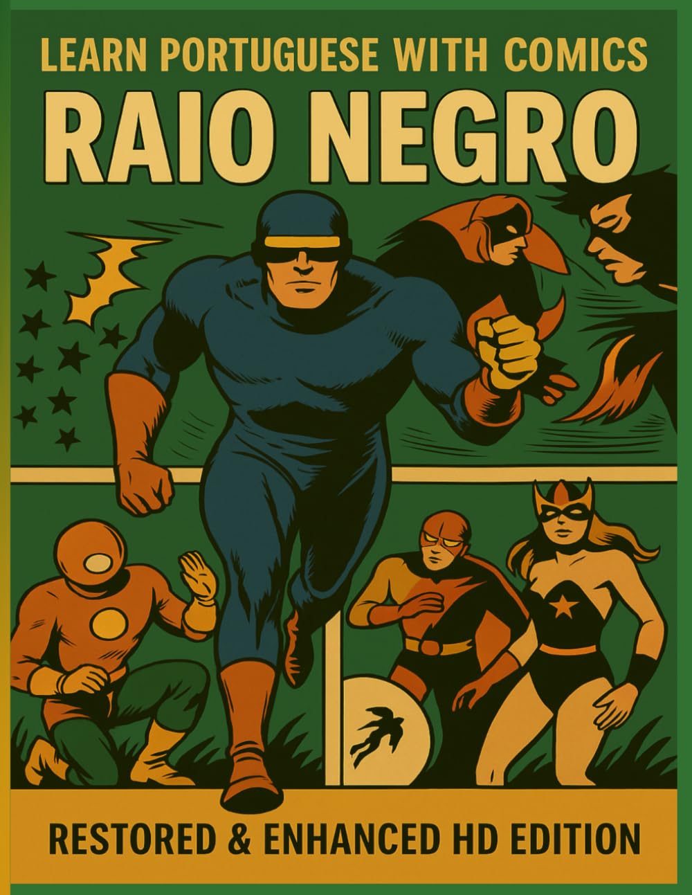 

Learn Portuguese with Comics: Raio Negro (Portuguese Comprehensible Input) (Portuguese Edition) (Independently published)