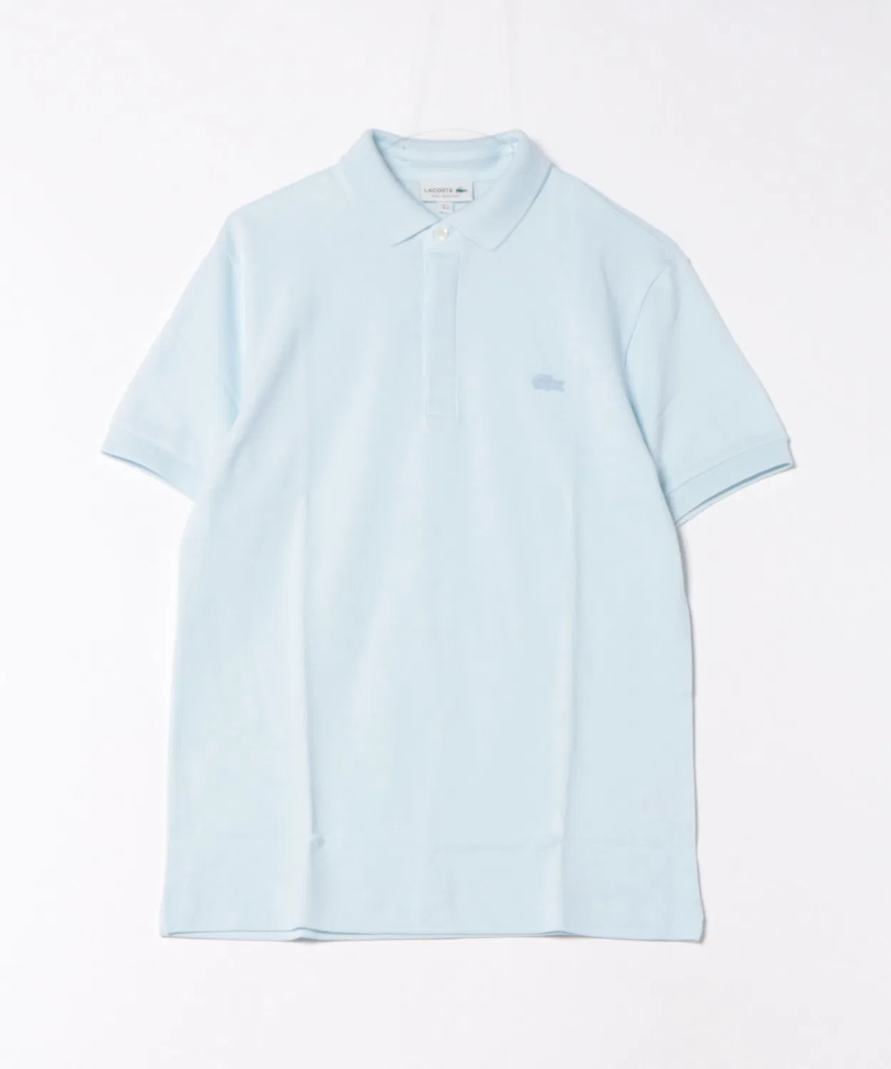 Пике поло LACOSTE Regular Fit светло-голубой