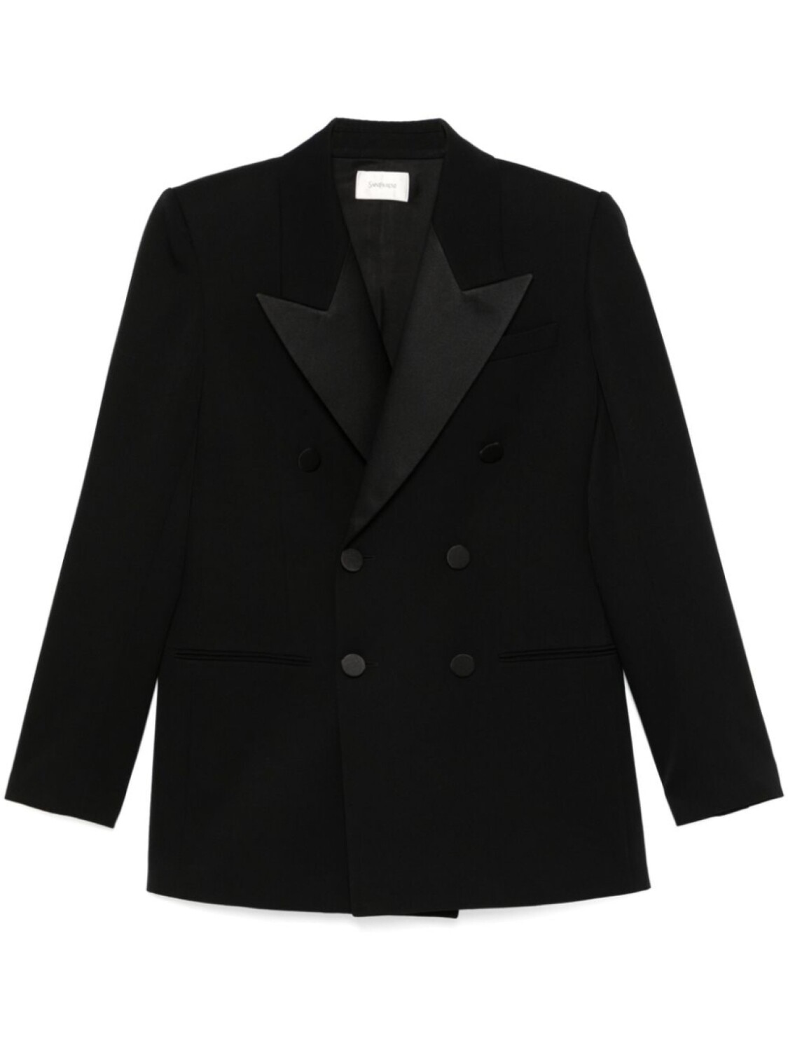 

Saint Laurent шерстяной блейзер, черный