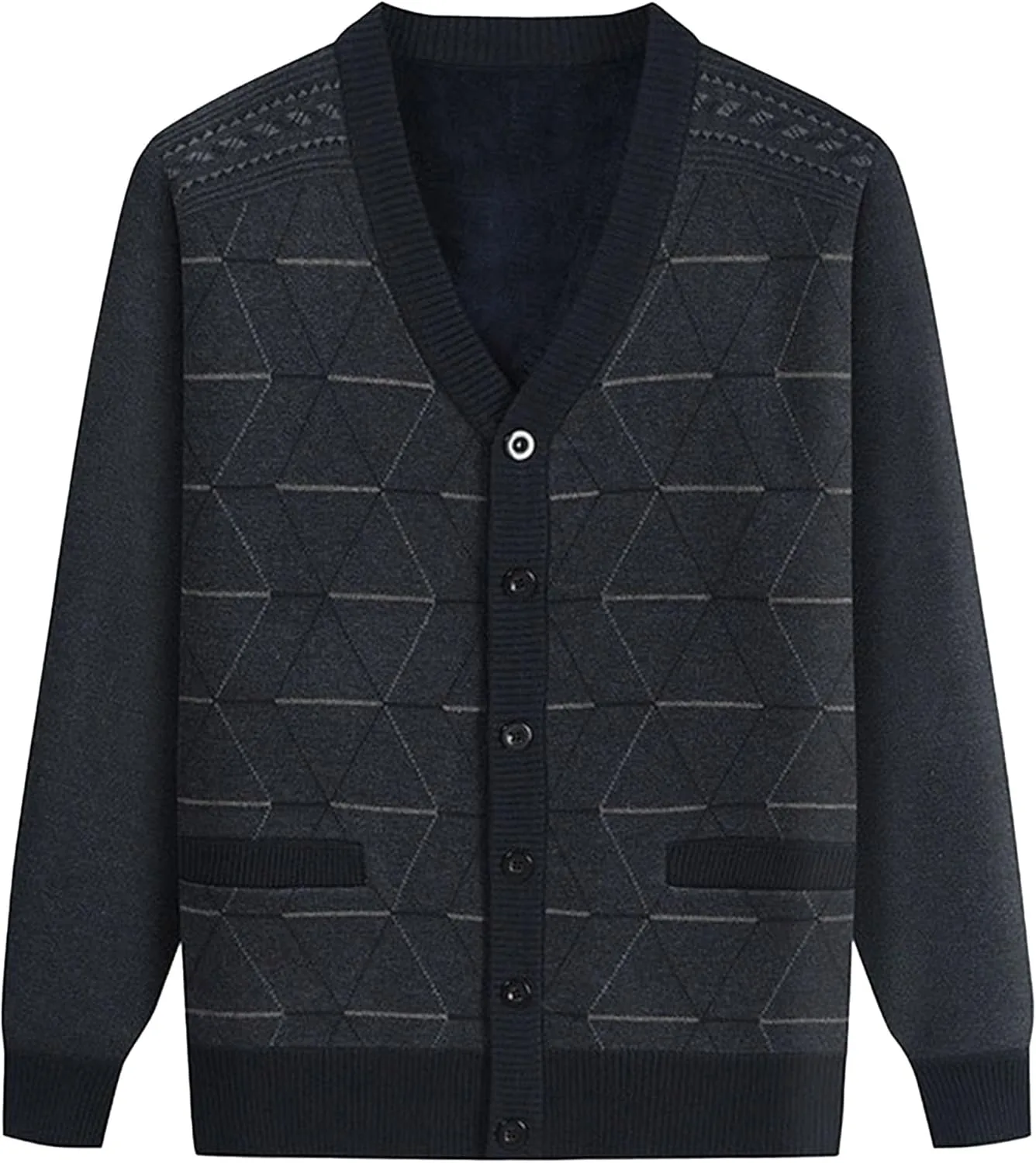 

Мужской свитер V-образным вырезом Slim Fit QOAAIE