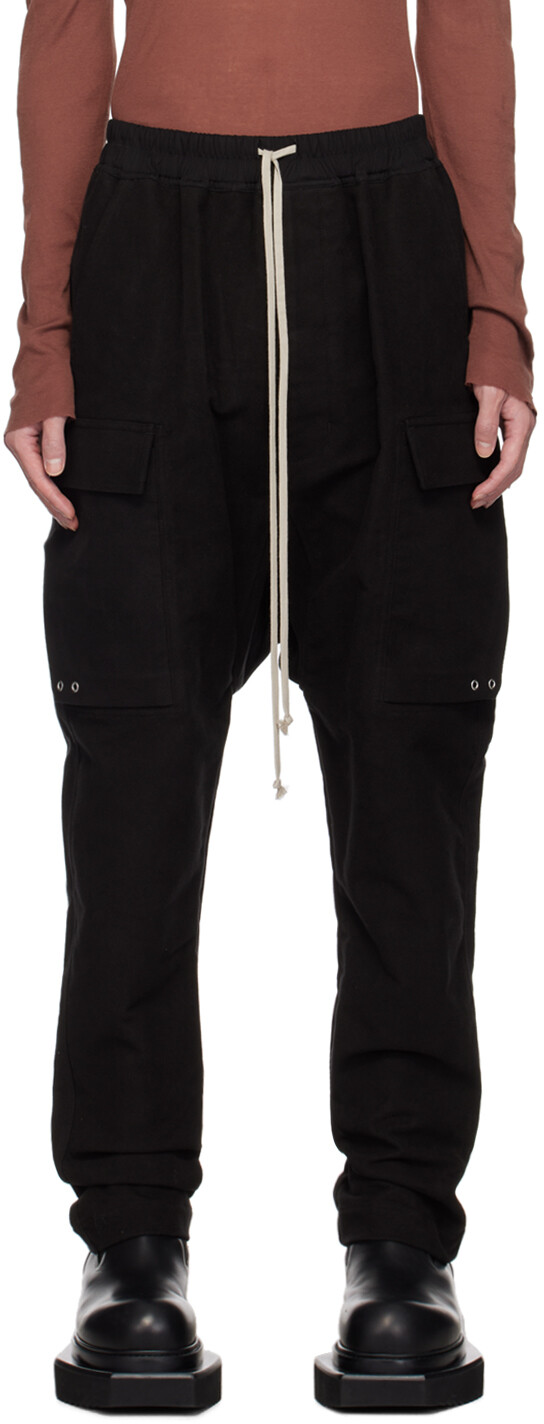 

Длинные брюки-карго Porterville Rick Owens, черный