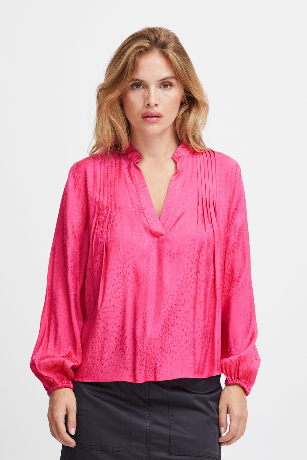 

Блуза PULZ Jeans Langarm PZAURORA, фиолетовый