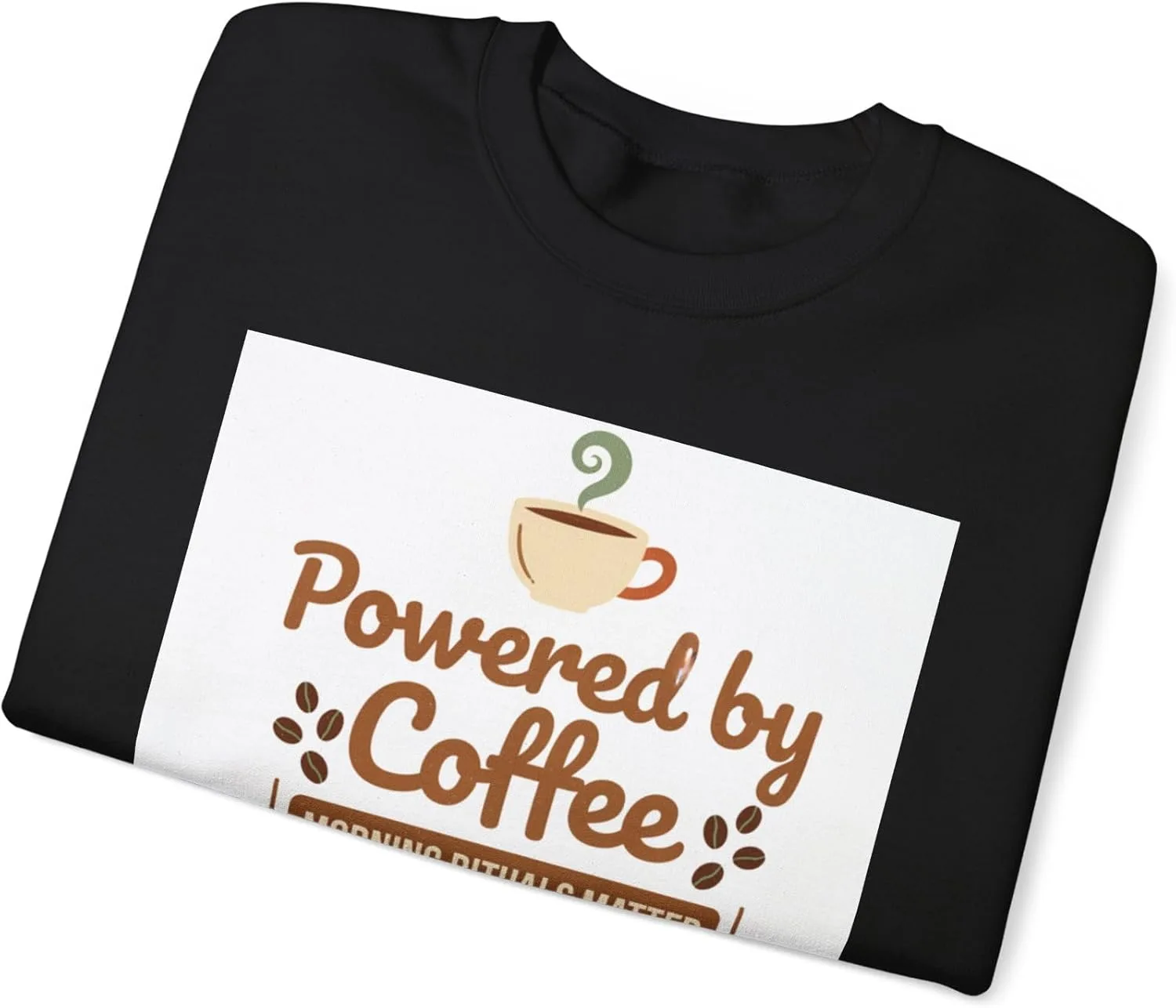 Толстовка Powered by Coffee для любителей кофе — фото 3