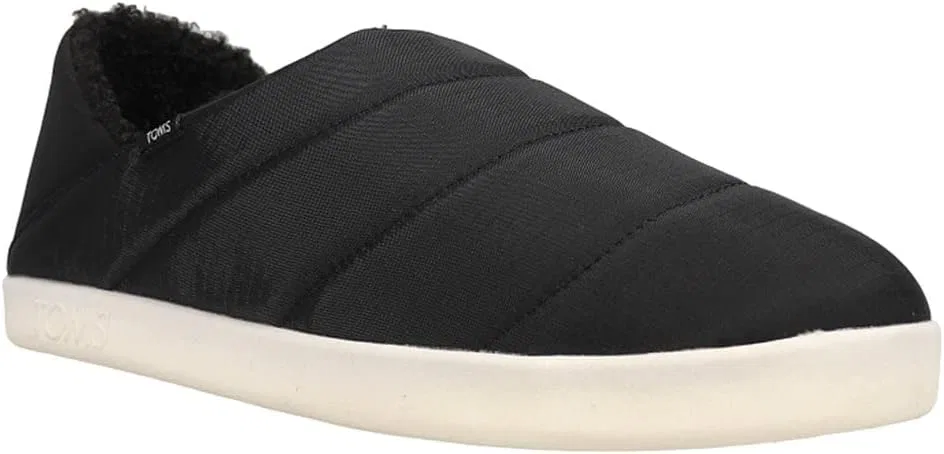 Мужские тапочки TOMS Ezra, Black Matte Ripstop Fabric — фото 3