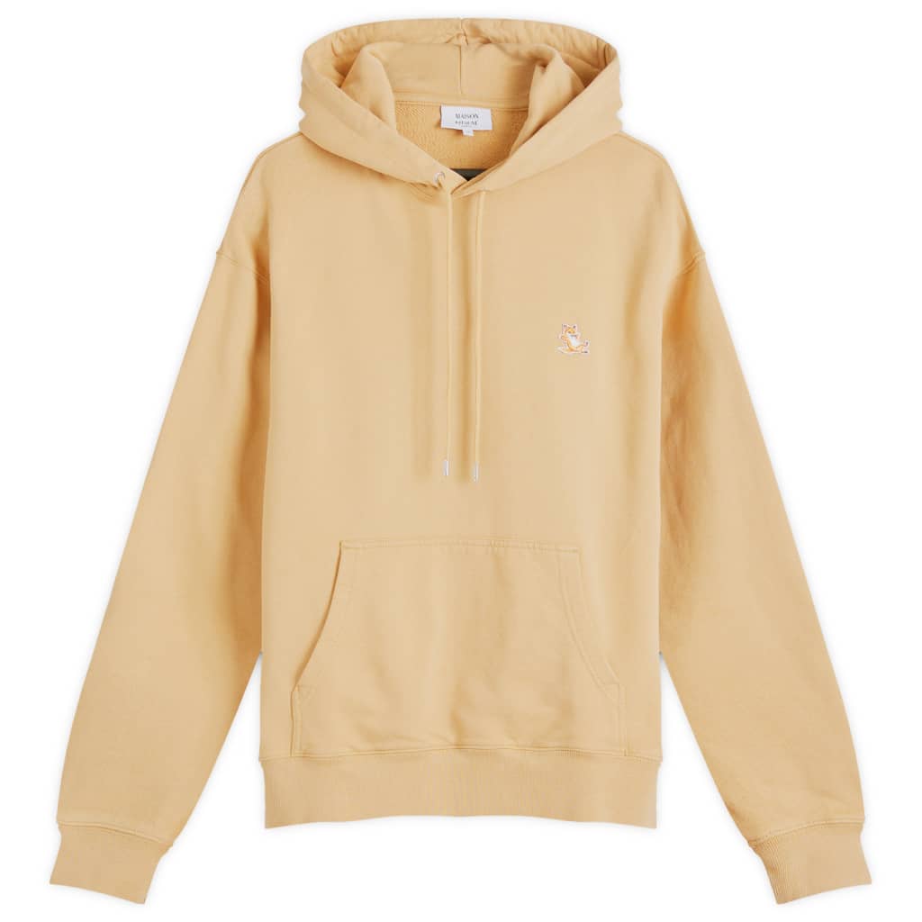 

Регулярный худи Maison Kitsune Chillax с патчем Maison Kitsuné, цвет chamomile