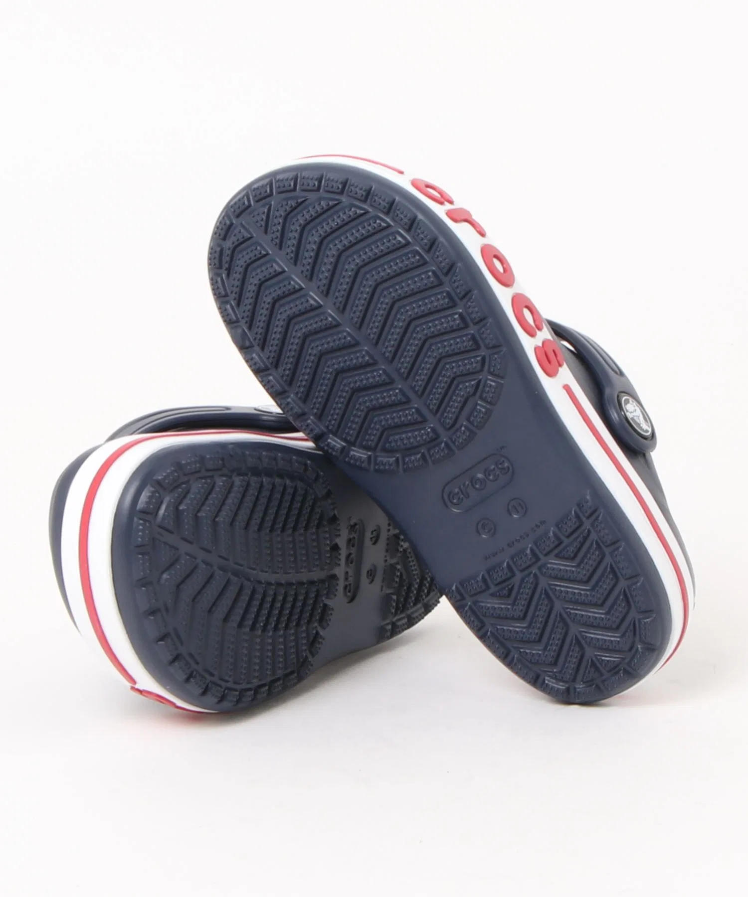 Детские сандалии Crocs Bayaband Clog тёмно-синие — фото 3