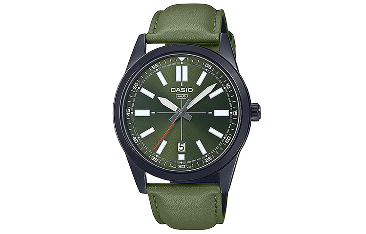 

Мужские часы Standard Series зеленые MTP-VD02BL-3E CASIO