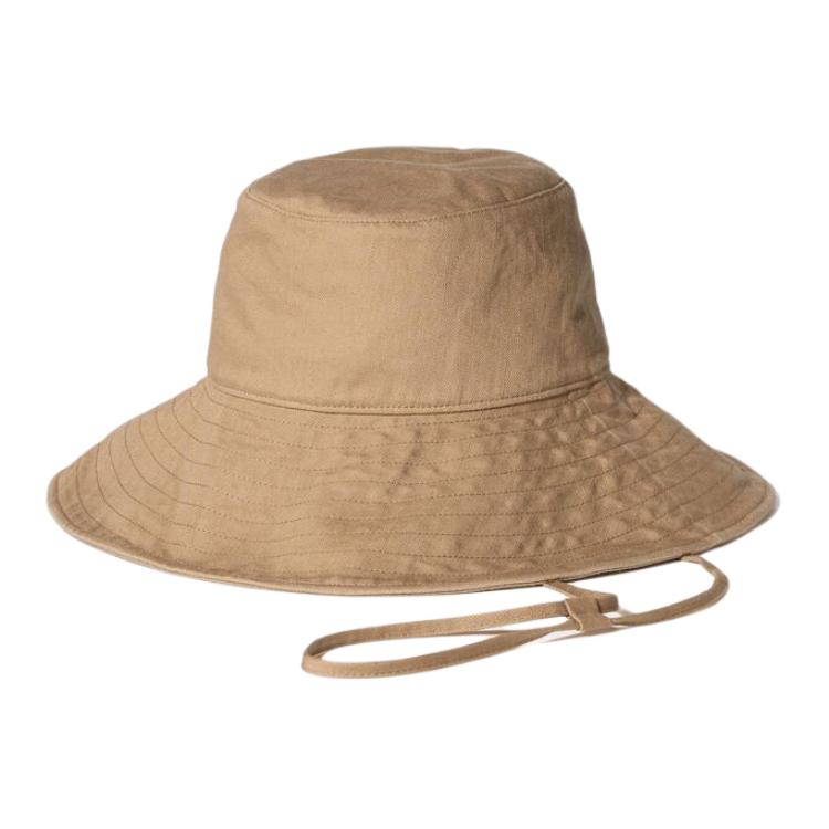 

UNIQLO Хлопковая шляпа-ведро женская коричневая, Brown