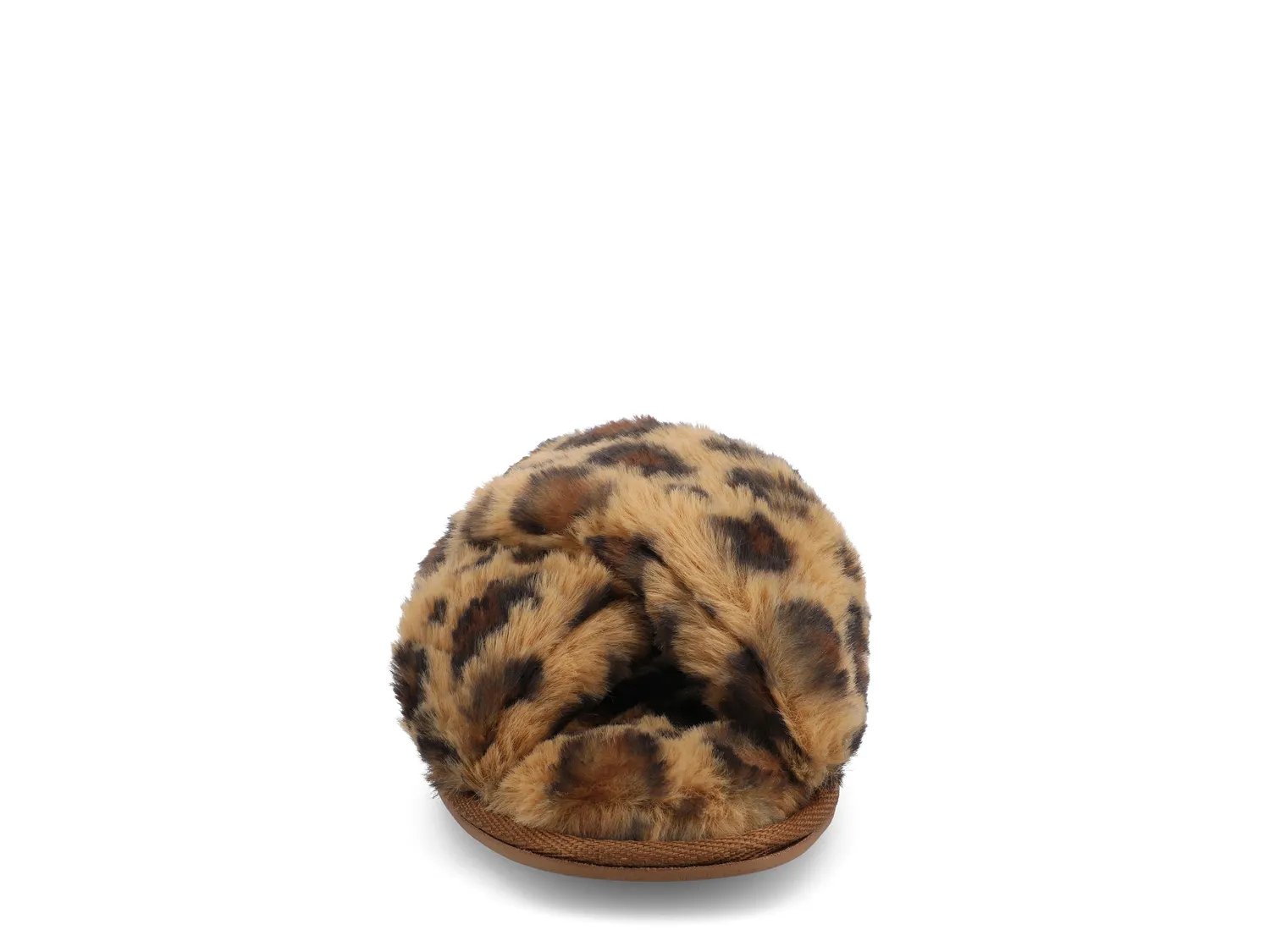 Тапочки Journee Veedia Slipper, Light Brown Leopard Print — фото 2