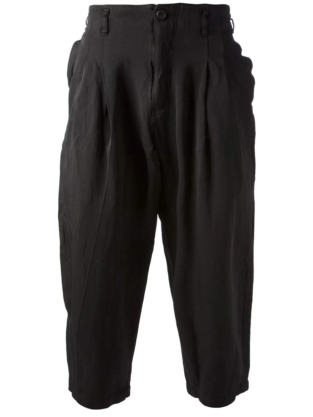 

Брюки Cropped harem trouser Comme des Garçons Homme Plus, черный