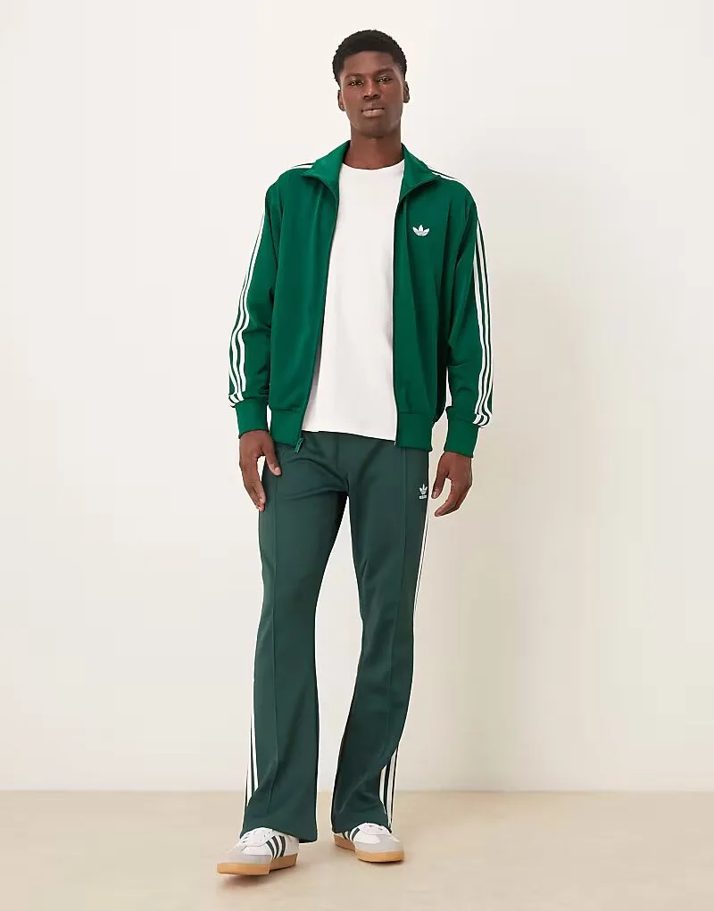 Спортивная куртка Adidas Originals Firebird зеленого цвета — фото 2
