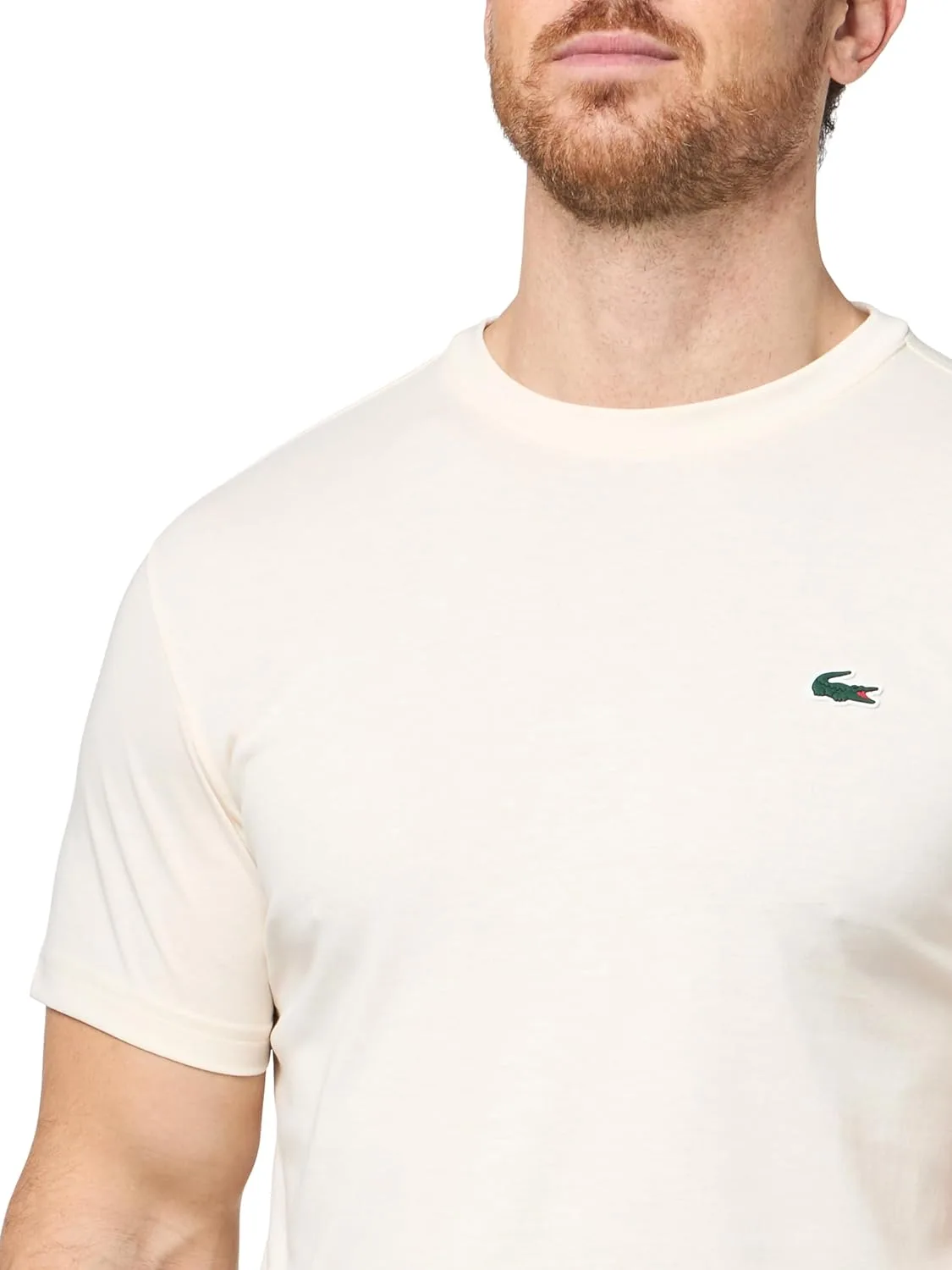 Футболка Lacoste Sport Printed Ultra-Dry, мужская, с принтом, цвет Лапландия — фото 4