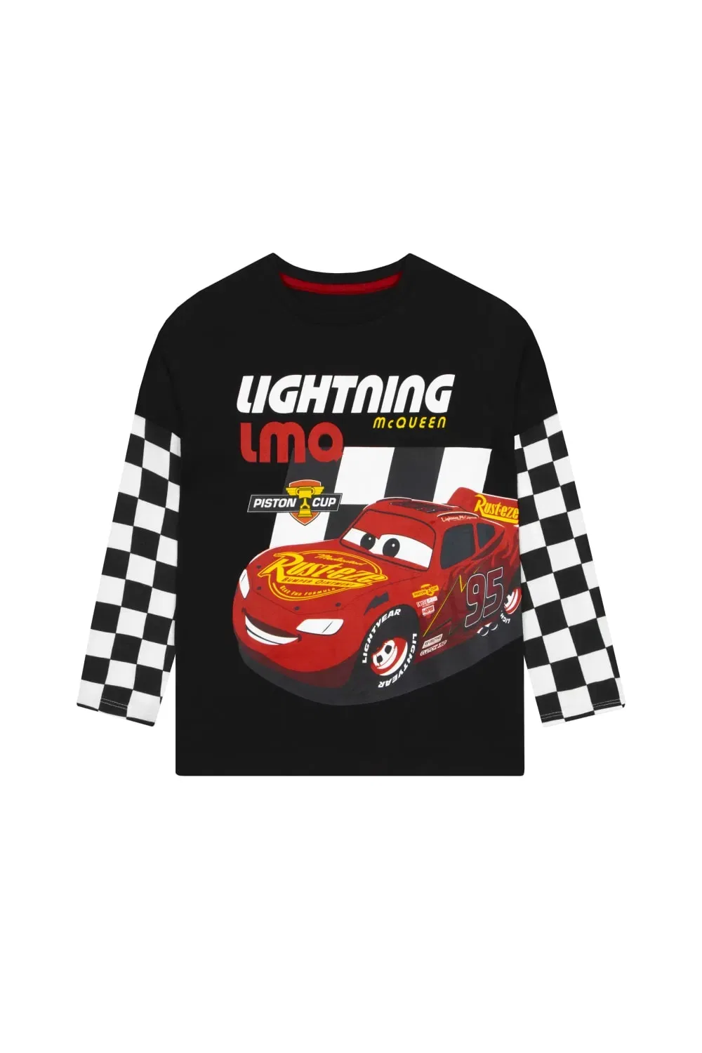 Футболка с длинным рукавом Lightning McQueen Disney, мультиколор
