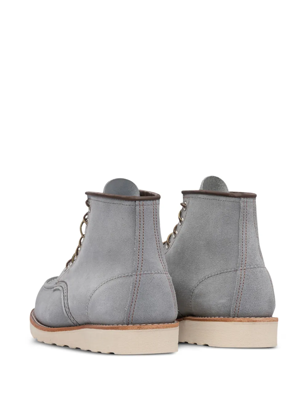 Классические мокасиновые ботинки на шнуровке Red Wing Shoes, серый — фото 3