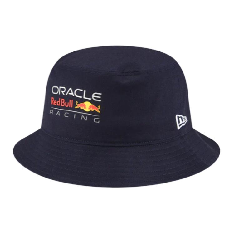 

New Era Хлопковая бейсболка-ведро унисекс темно-синяя