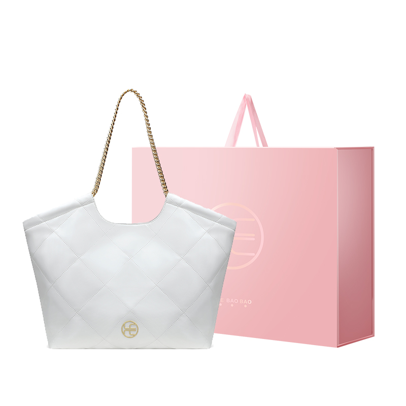 

HE BAO BAO Сумка-шоппер женская черная золотая, Cloud Color Gift Combination