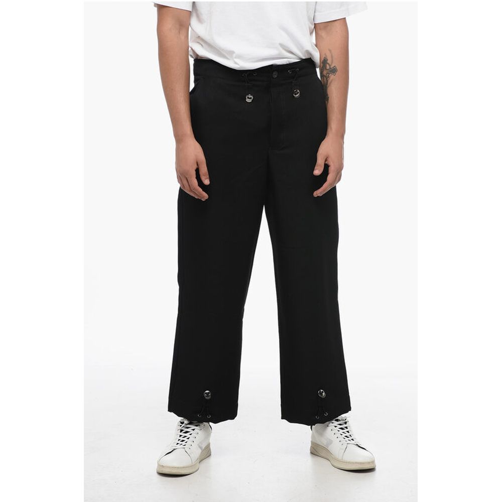 

Брюки EMPORIO с тремя карманами, затягивающимися на талии и щиколотках Armani, Black