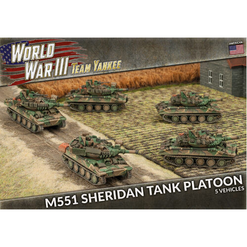 

Фигурки Team Yankee: M551 Sheridan Tank Platoon