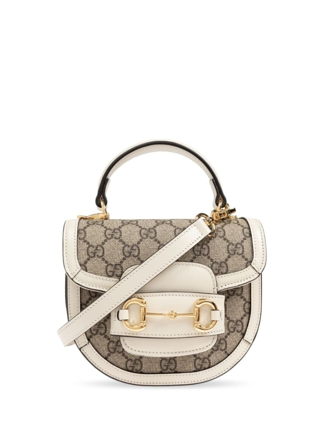 

Мини-сумка Gucci Horsebit 1955, нейтральный цвет