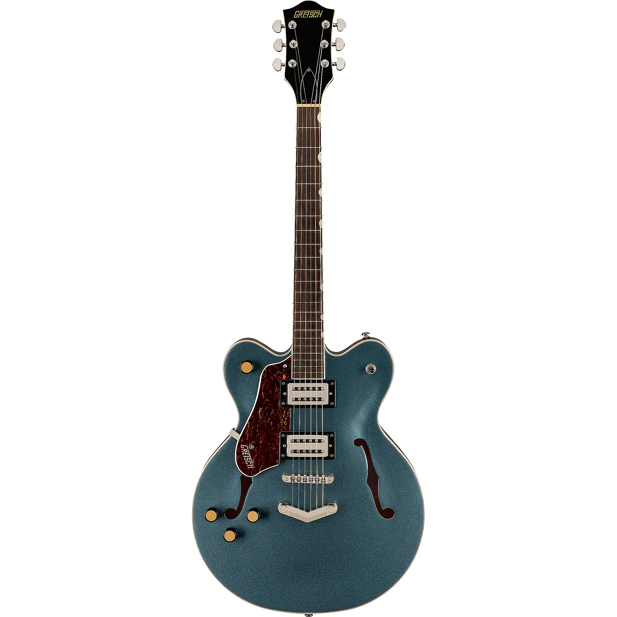 

Gretsch Guitars G2622LH Streamliner Центральный блок с двойным вырезом и V-образным хвостовиком, электрогитара для левшей, бронза