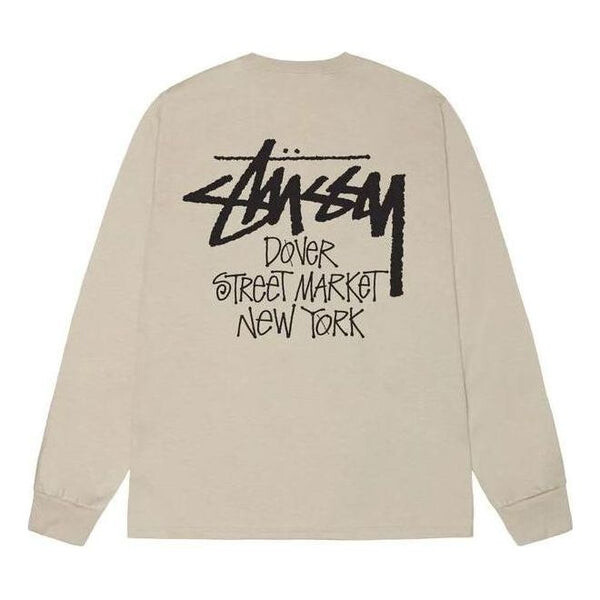 

Футболка dsm new york ls tee 'khaki' Stussy, хаки